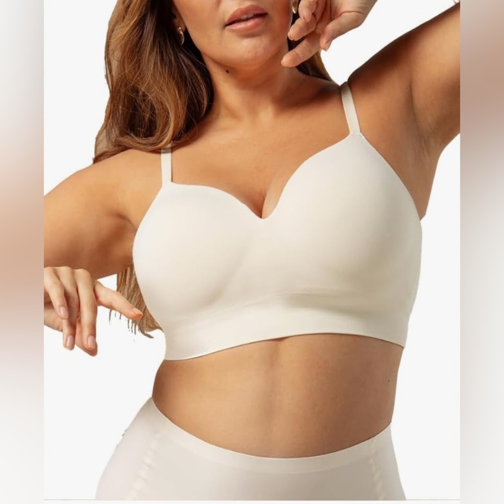 Women's Cream Seamless Bra